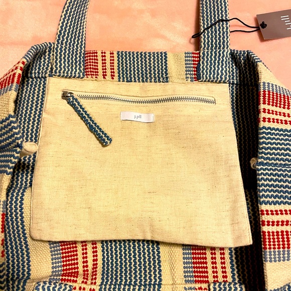 JJill Woven Multicolor Large Tote - Picture 4 of 4